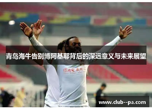 青岛海牛告别博阿基耶背后的深远意义与未来展望